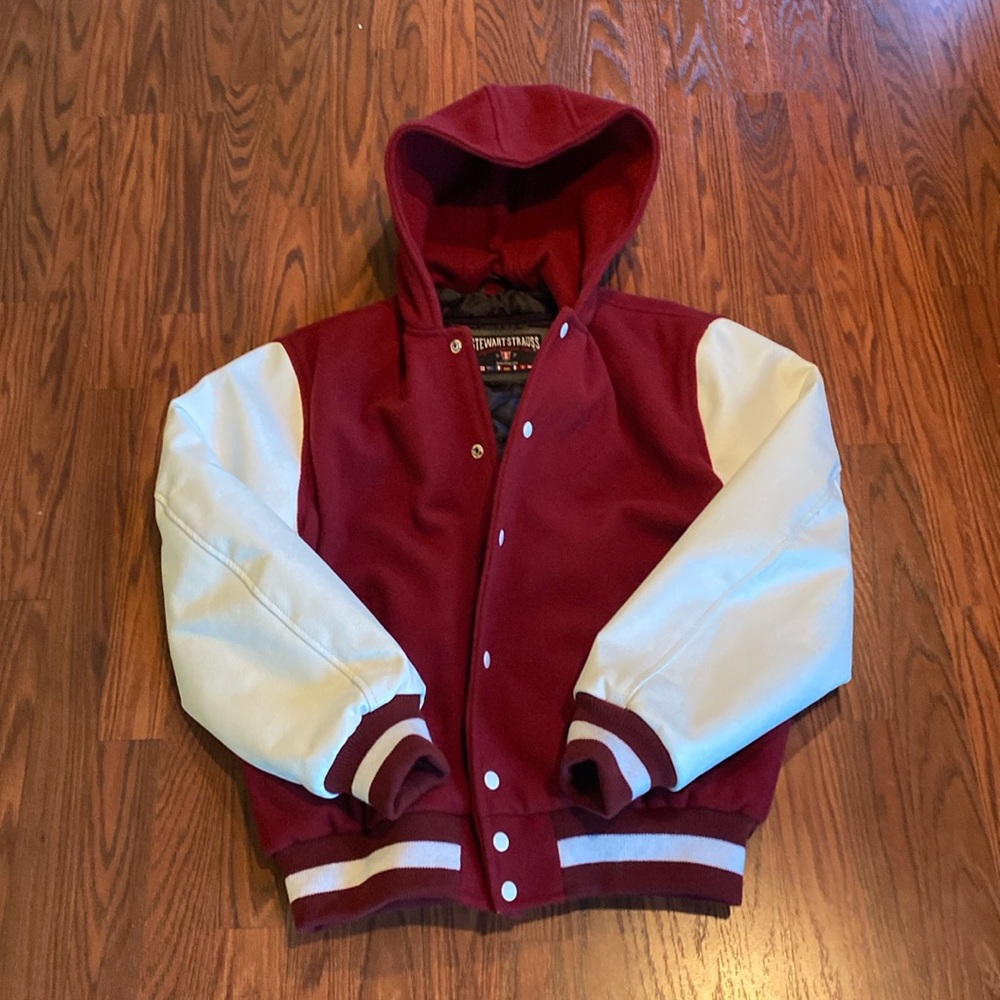 Stewart & Strauss letterman jacket. Size L